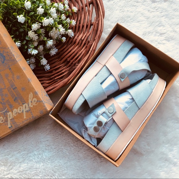 Free People Shoes - Free People Little Rock Flatform Leather Sandals